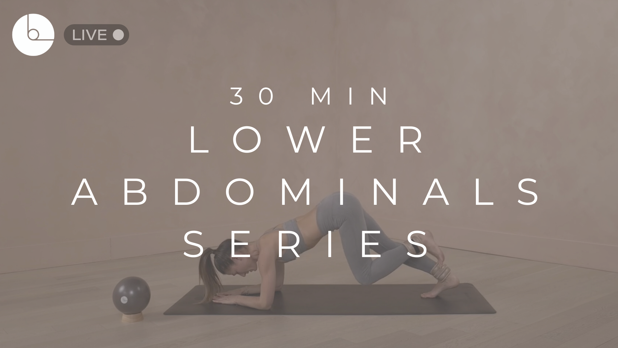 30 MIN : LOWER ABDOMINALS SERIES