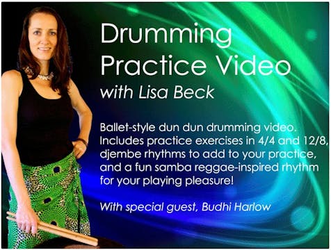 Drumming Practice Video with Lisa Beck