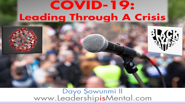 Covid-19 - Leading Through A Crisis -...