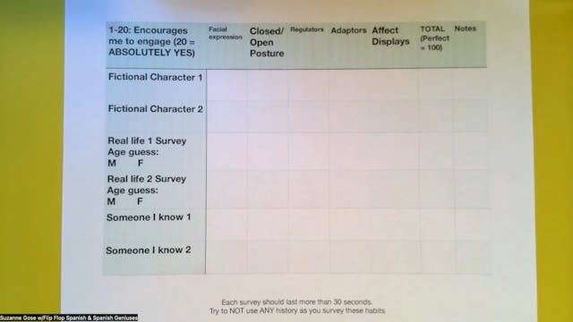 Week 4 Survey Instructions