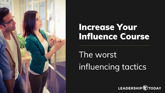 14 The Worst Influencing Tactics