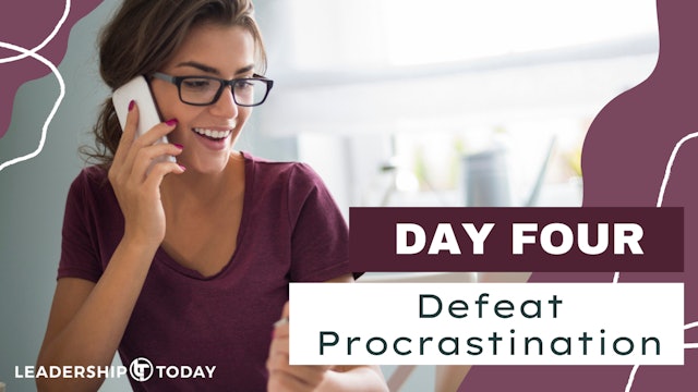 Defeat Procrastination Challenge - Day Four