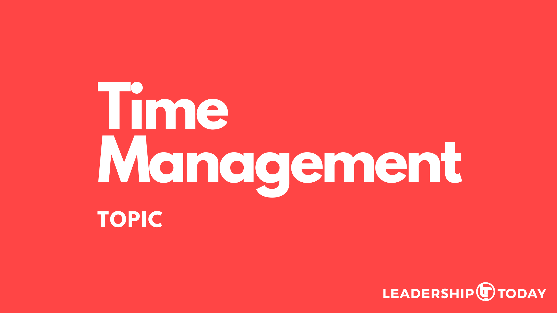 Time Management