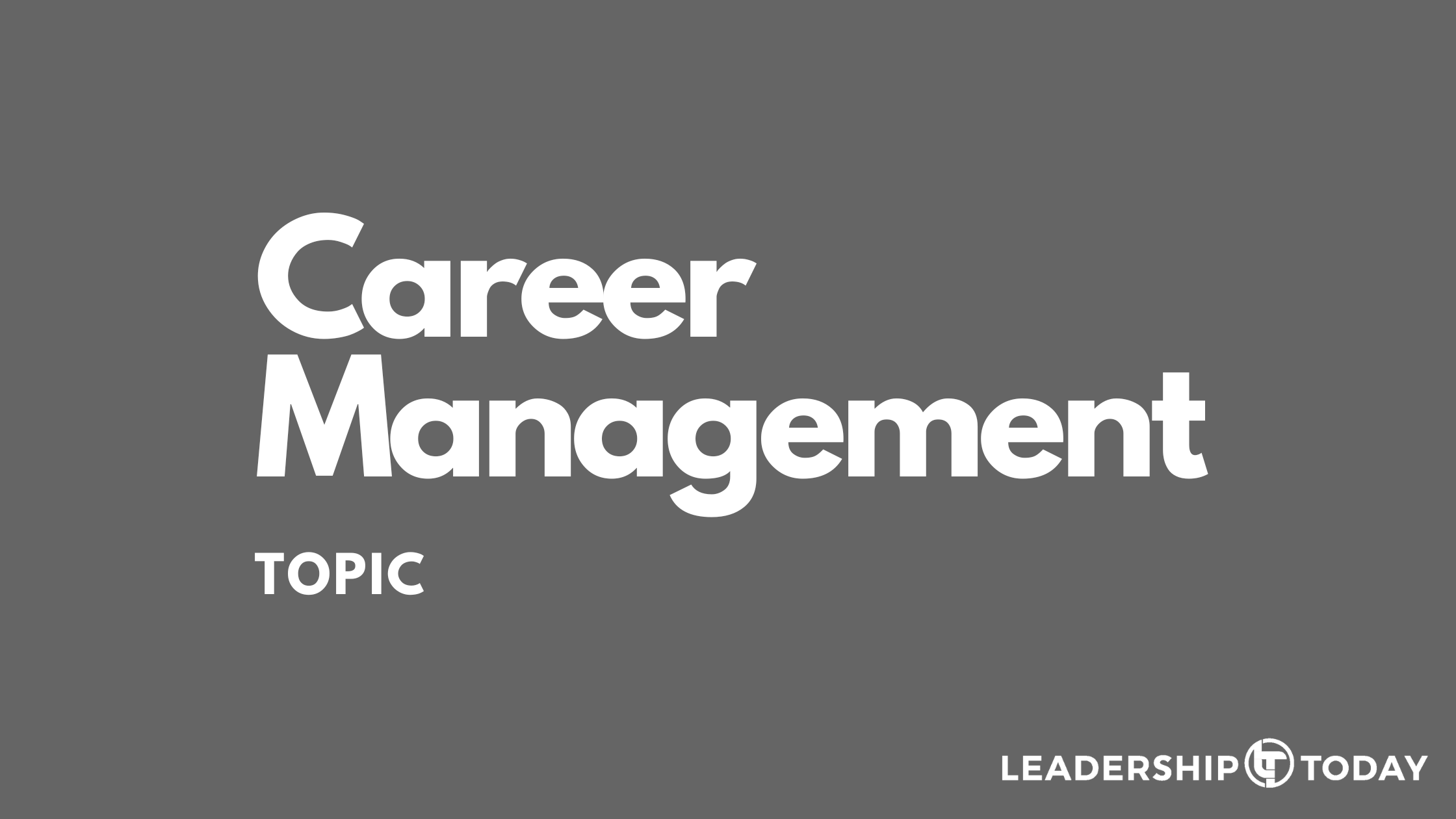 Career Management