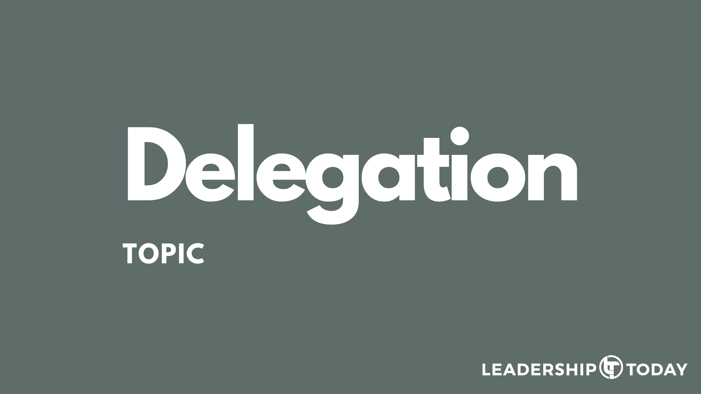 Delegation