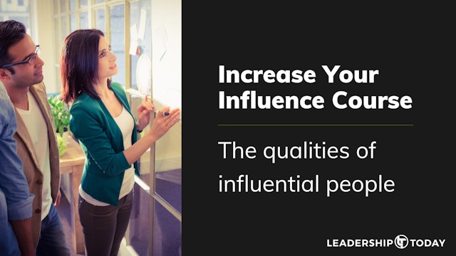 03 The Qualities of Influential People