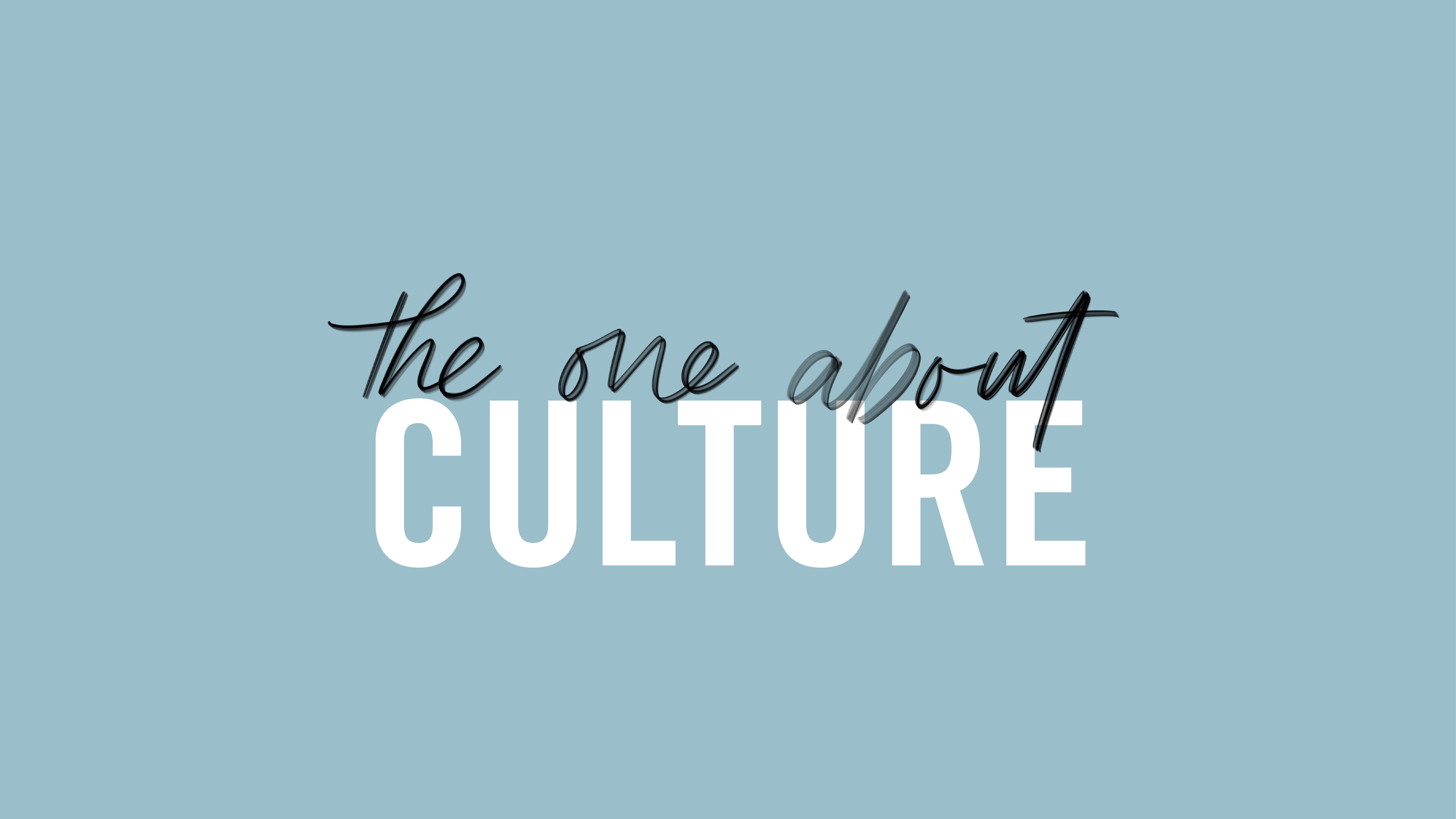 #3 The One About Culture