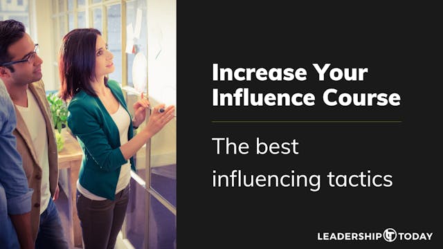 16 The Best Influencing Tactics