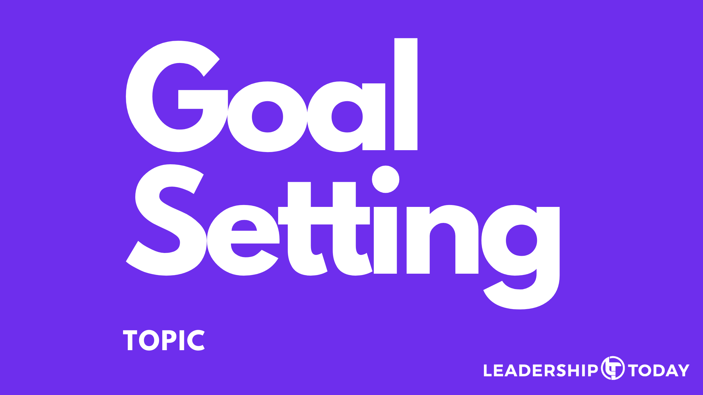 Goal Setting