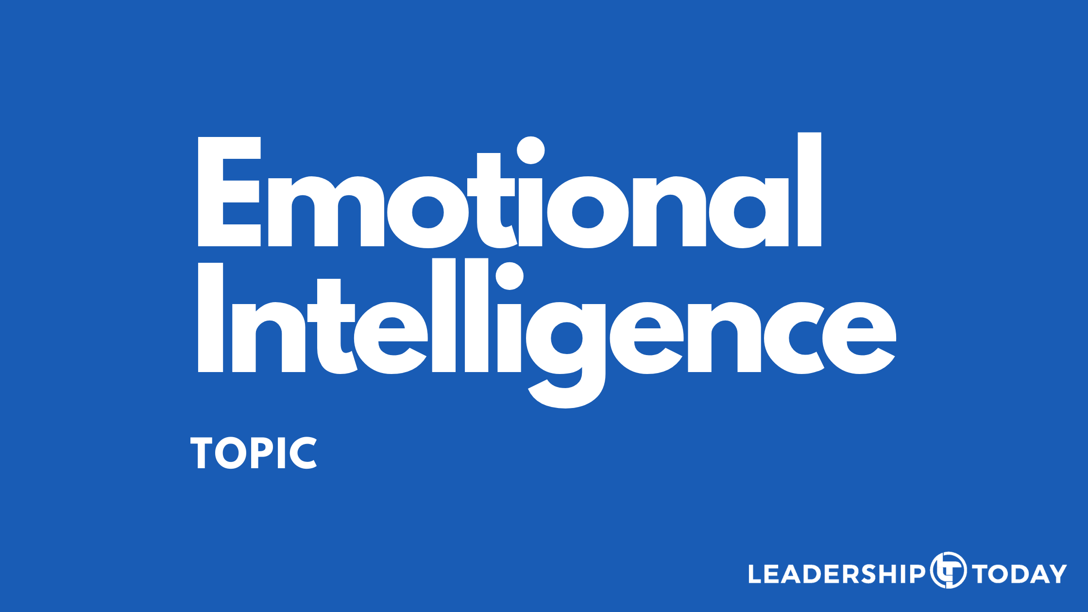 Emotional Intelligence