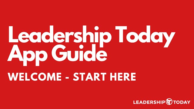 Leadership Today App Guide 