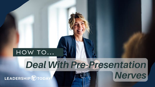 How To - Deal With Pre-Presentation N...