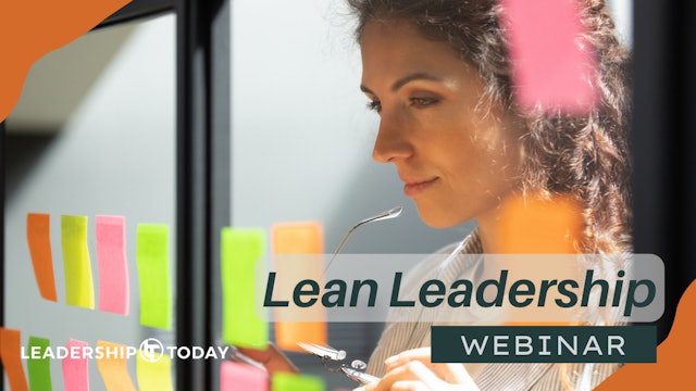Webinar: Lean Leadership
