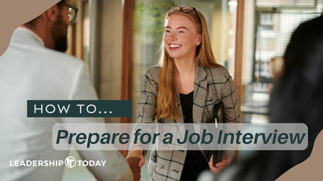 How To - Prepare for a Job Interview