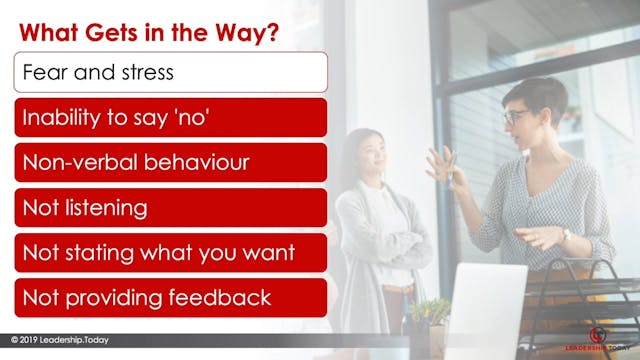 Day Five - Overcoming Fear - Part One