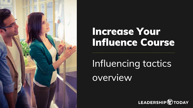 12 Influencing Tactics Overview