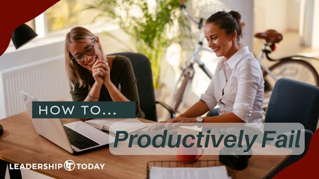 How To - Productively Fail