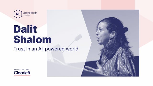 Dalit Shalom - Trust in an AI-powered...
