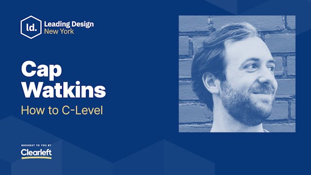 Cap Watkins - How to C-level