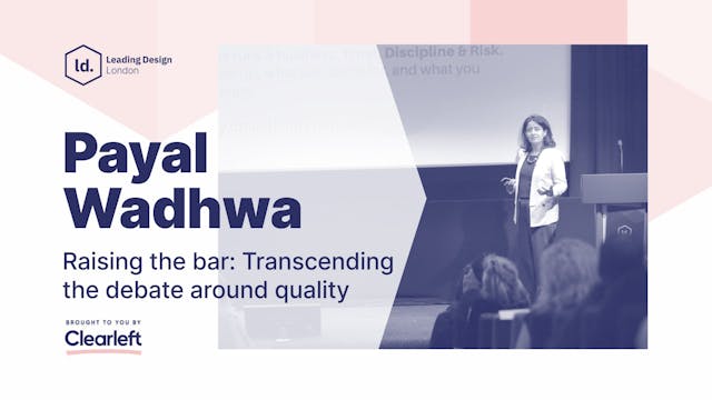 Payal Wadhwa - Raising the bar: Trans...