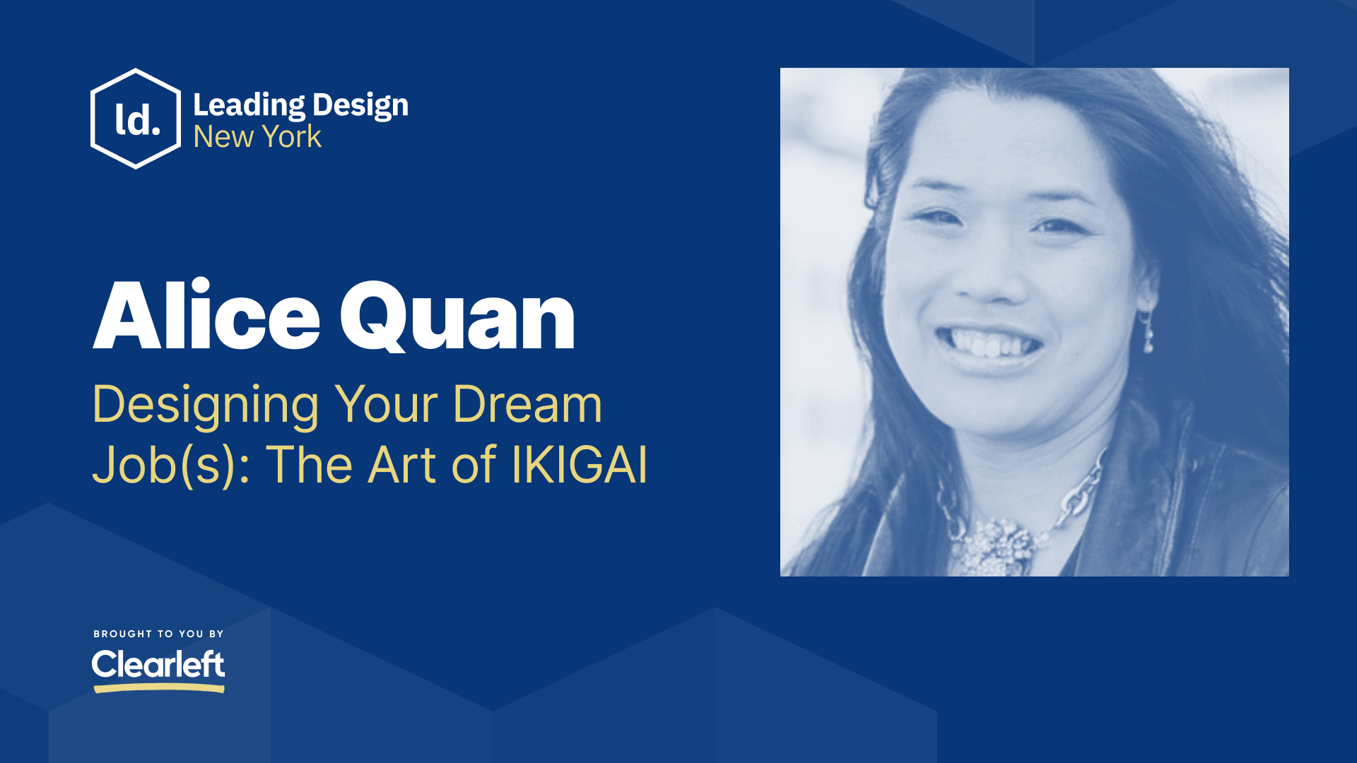 Alice Quan - Designing Your Dream Job(s): The Art of IKIGAI