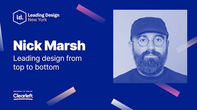 Nick Marsh - Leading design from top ...
