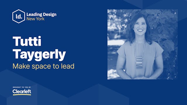 Tutti Taygerly - Make space to lead