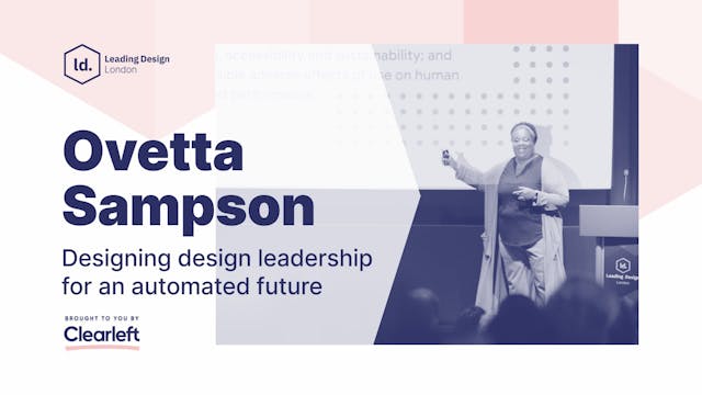 Ovetta Sampson - Designing design lea...