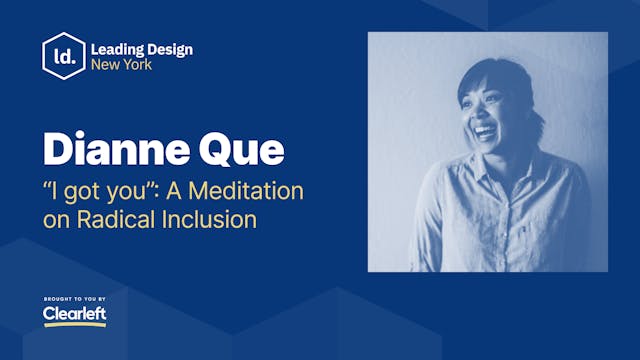 Diana Que - “I got you”: A Meditation...