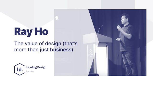 Ray Ho at Leading Design London 2022