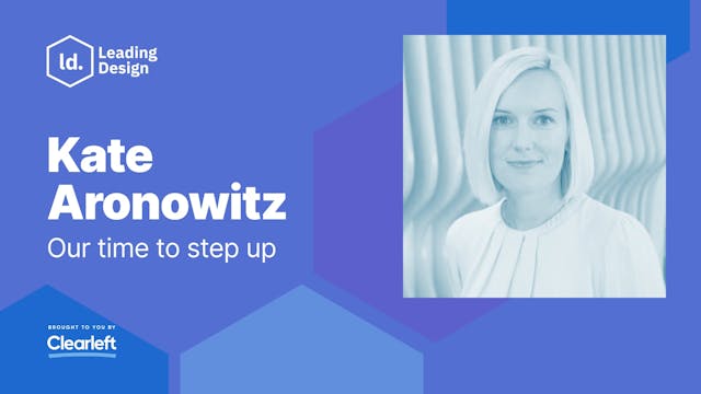 Kate Aronowitz - Our Time to Step Up