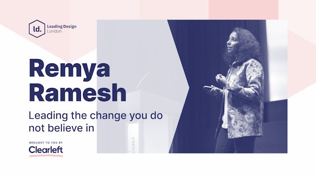 Remya Ramesh - Leading the change you...