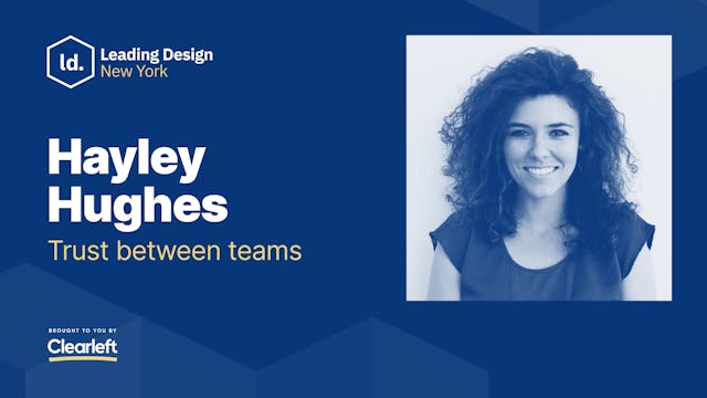 Hayley Hughes - Trust between teams