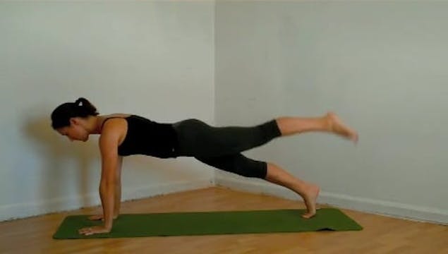 Plank with Leg Isolations I