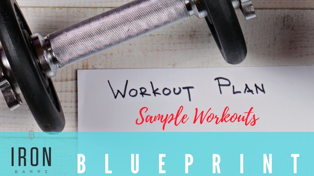 Iron Barre Blueprint: Sample Workouts