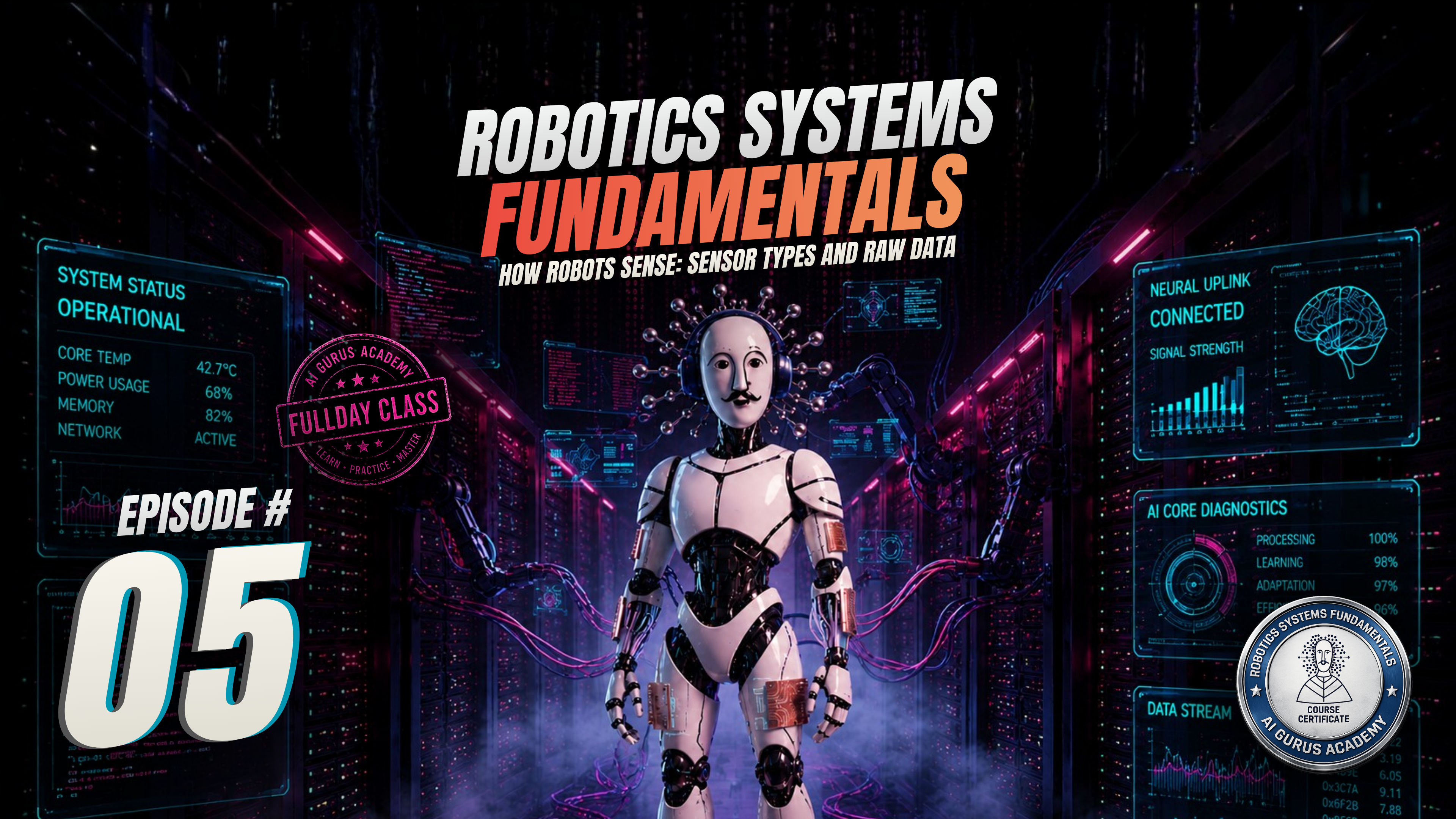 How Robots Sense: Sensor Types and Raw Data