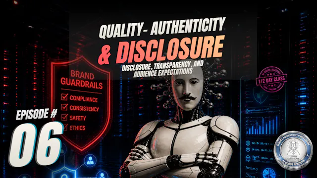 Episode 6: Disclosure, Transparency, ...