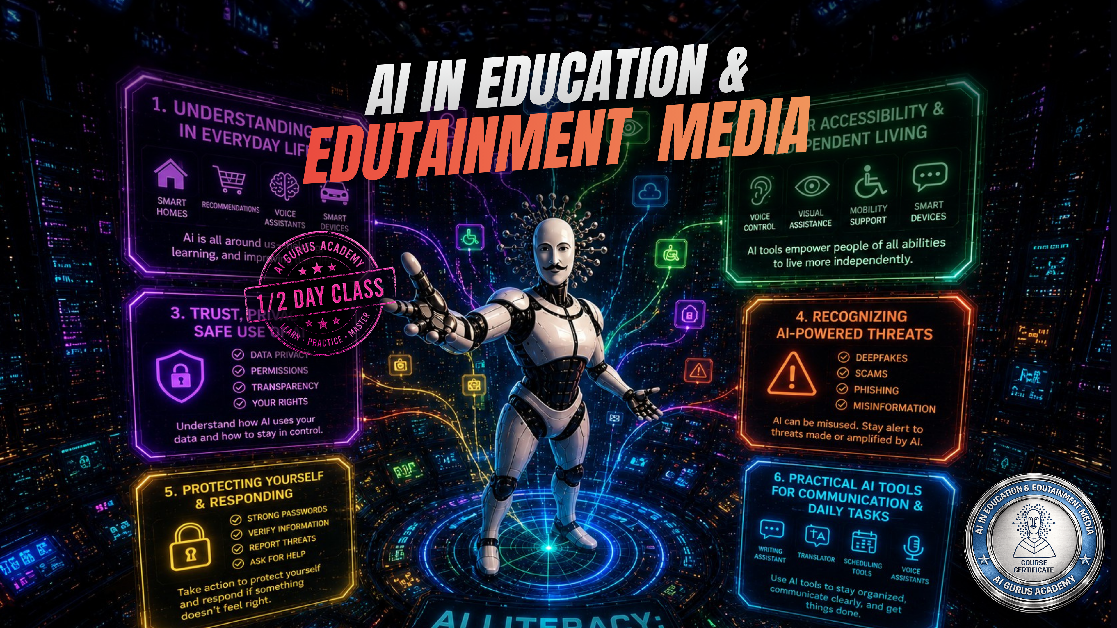 AI in Education & Edutainment Media