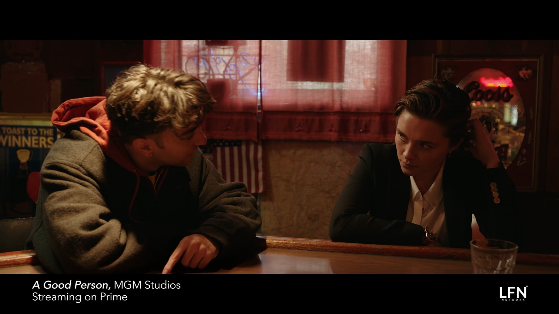 Bar scene on -A Good Person- explained