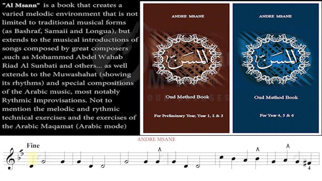 Al Msann Oud Methodology - Level 1 | Chapter 13 | Ya Salat El Zein Song 