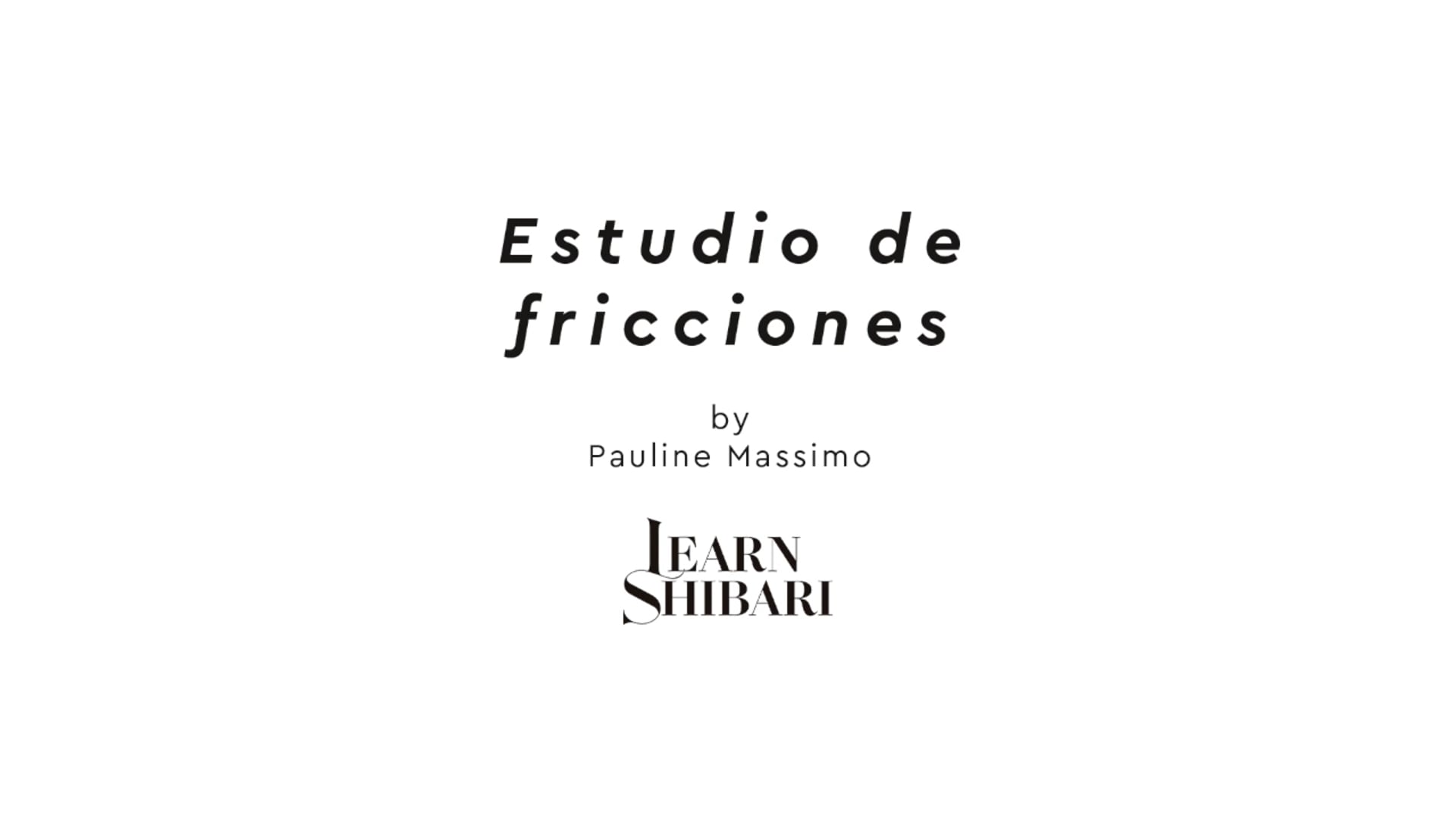 Estudio de fricciones [ES]