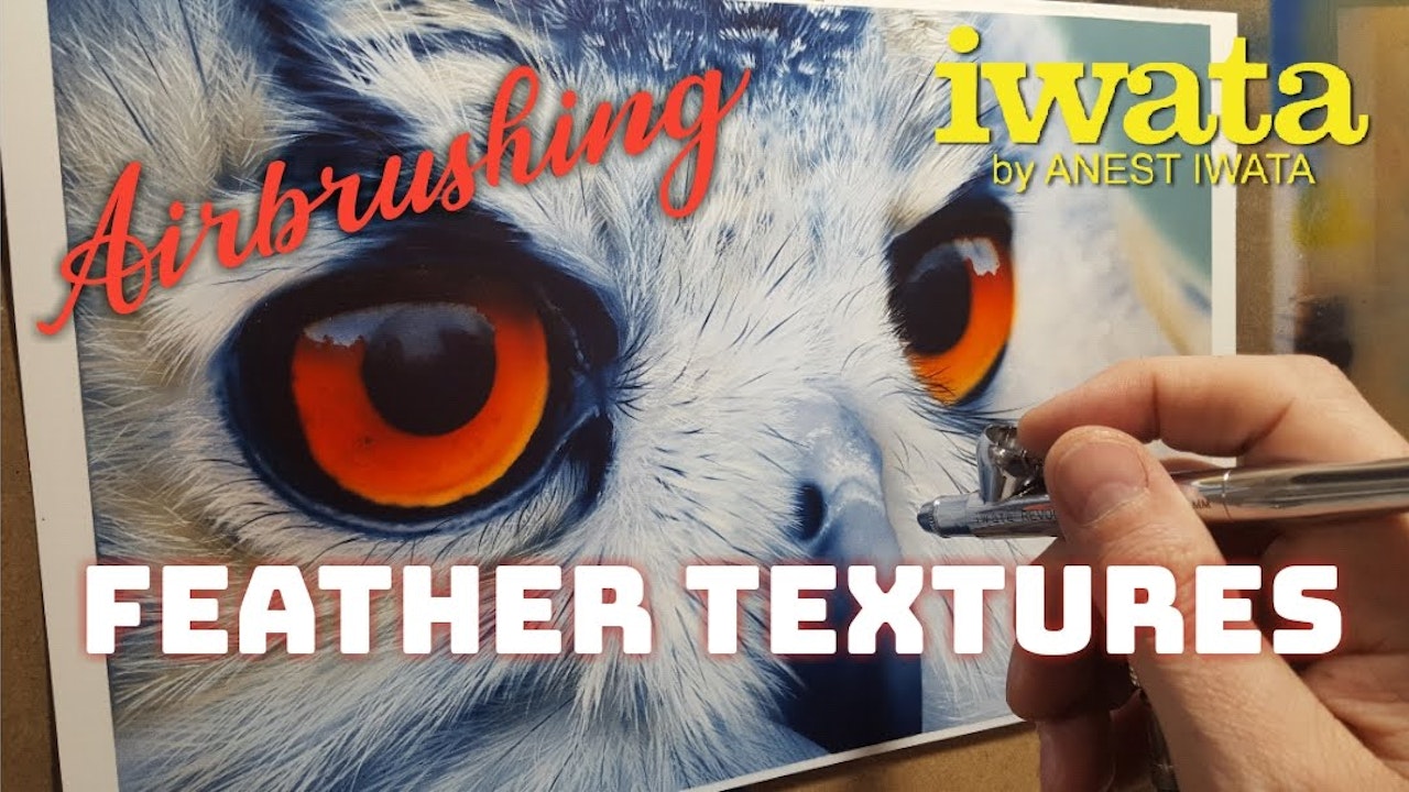 Airbrushing Feather Textures