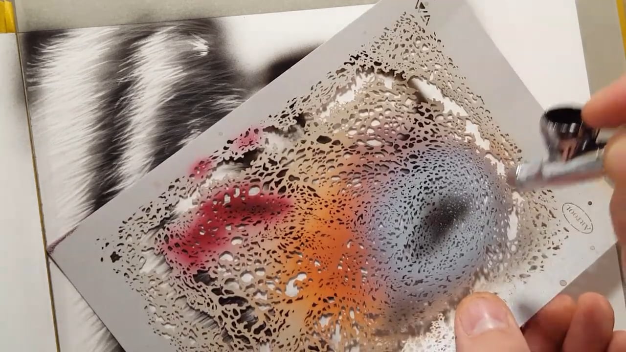 Airbrushing Tiger Textures (Part 2)