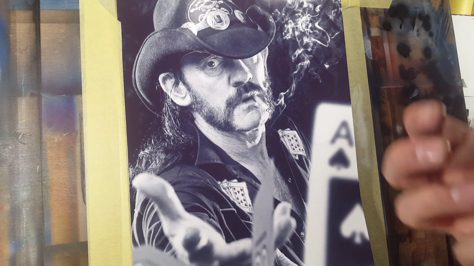Airbrushing Lemmy (Part 1)