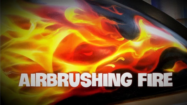 Airbrushing Fire