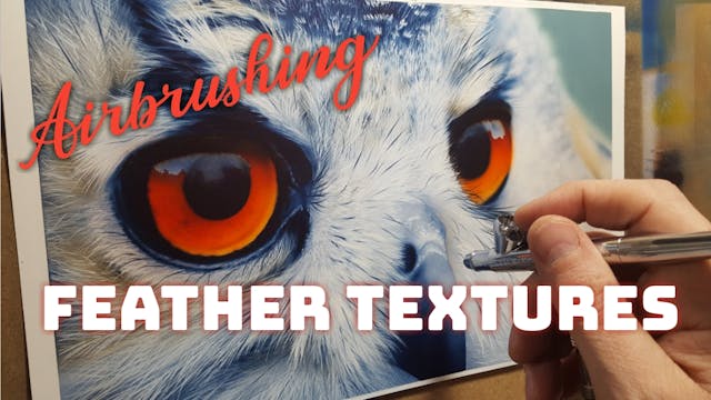 Airbrushing Feather Textures (Part 4)