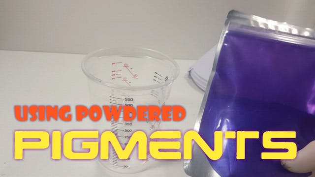 Using Powdered Pigments