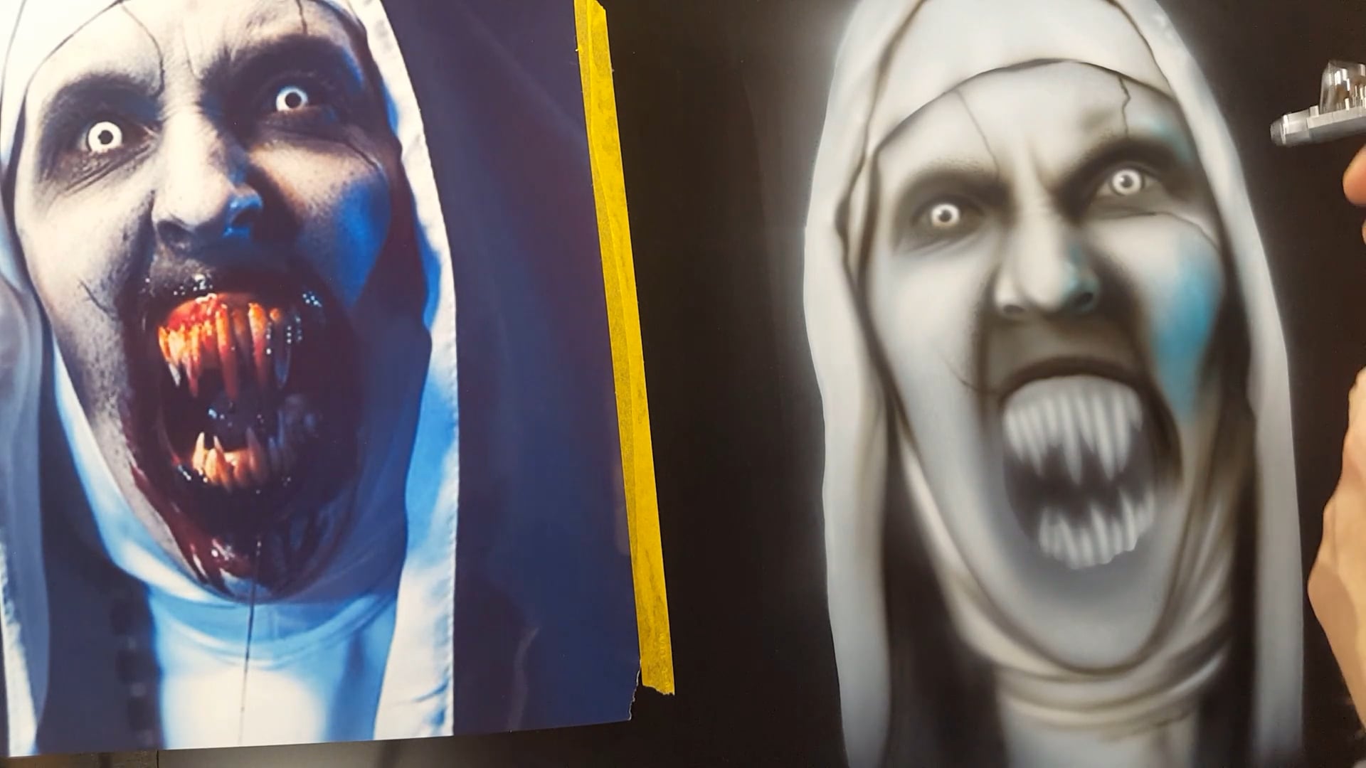 Airbrushing The NUN (Part 2)