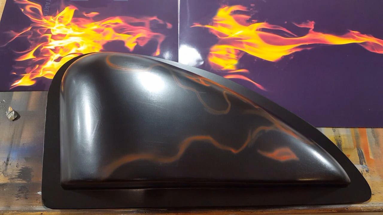 Airbrushing Fire
