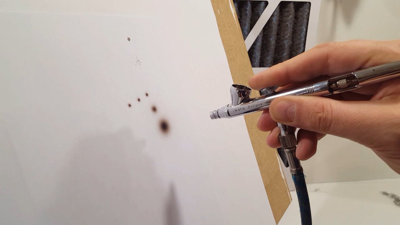 Beginner Fundamentals Practice Strokes Your First Steps with the Airbrush Learn to Airbrush